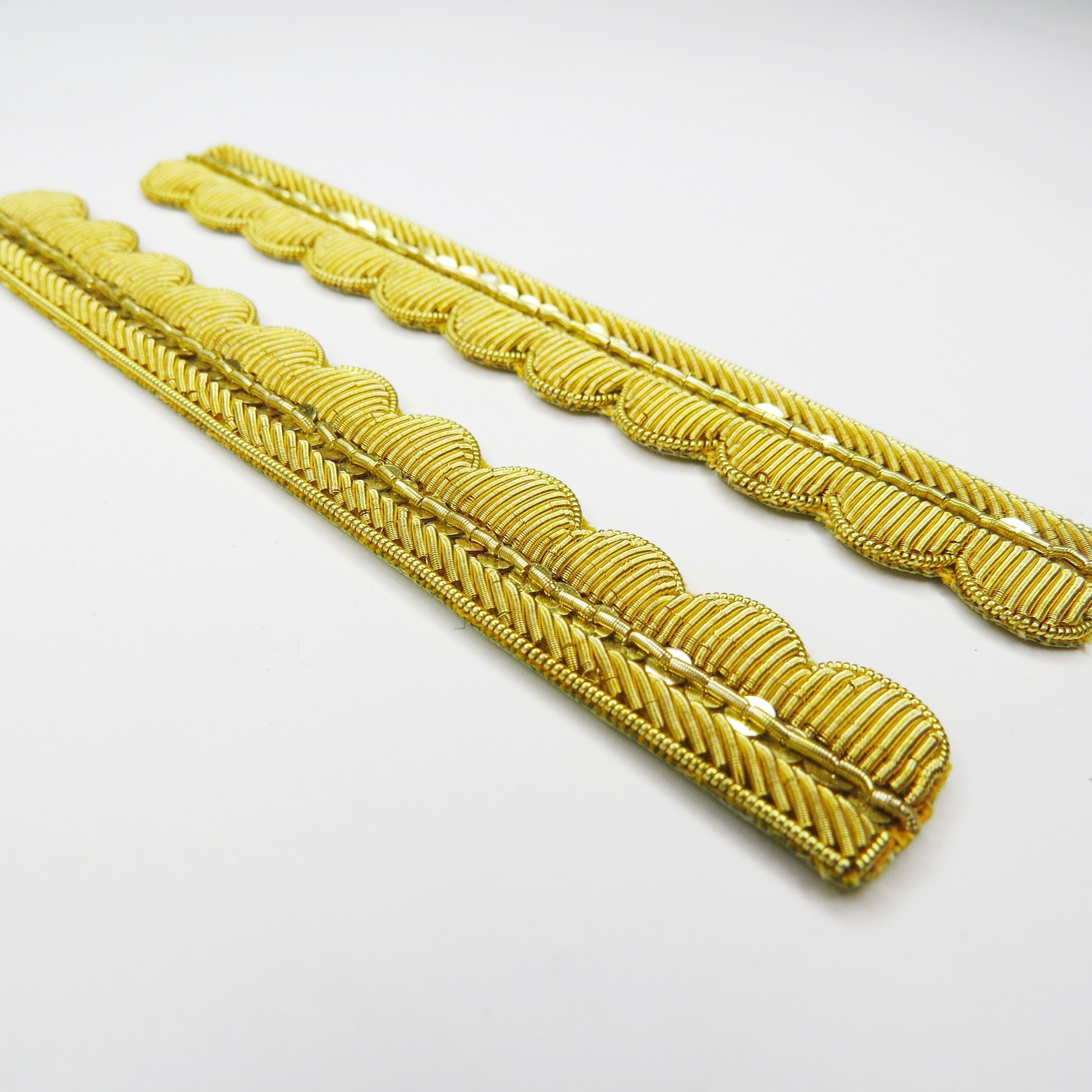 Repeat Pattern Coat Edging Gold (4334445953096)