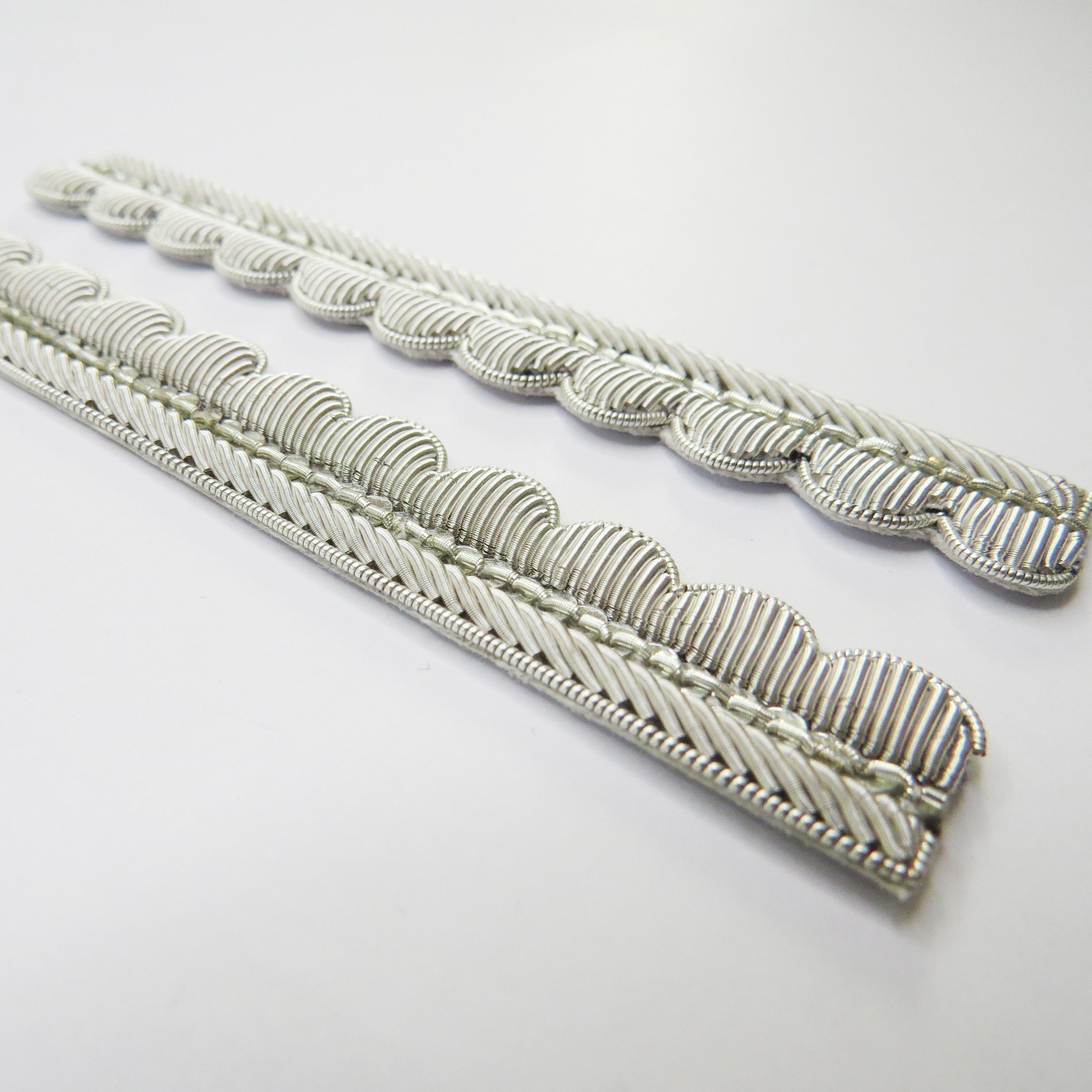 Repeat Pattern Coat Edging Silver (4334445854792)