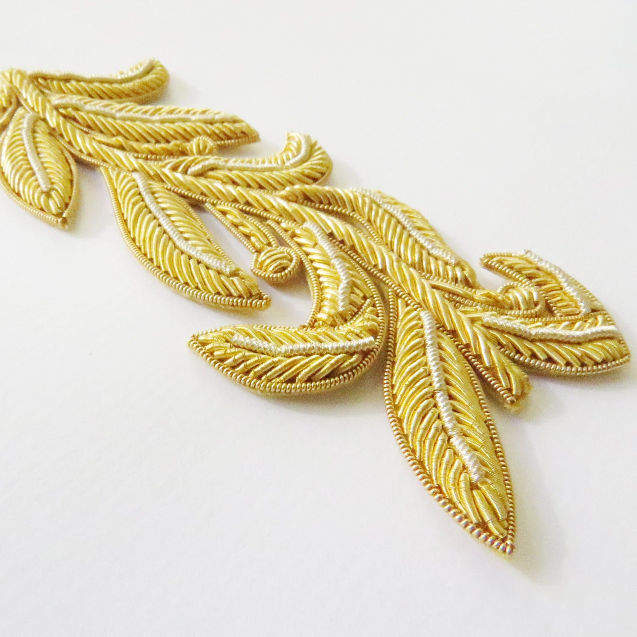 Repeat Pattern Laurel Leaf Gold (4334445658184)