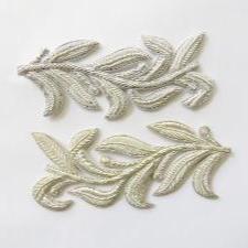 Repeat Pattern Laurel Leaf Silver (4334445625416)