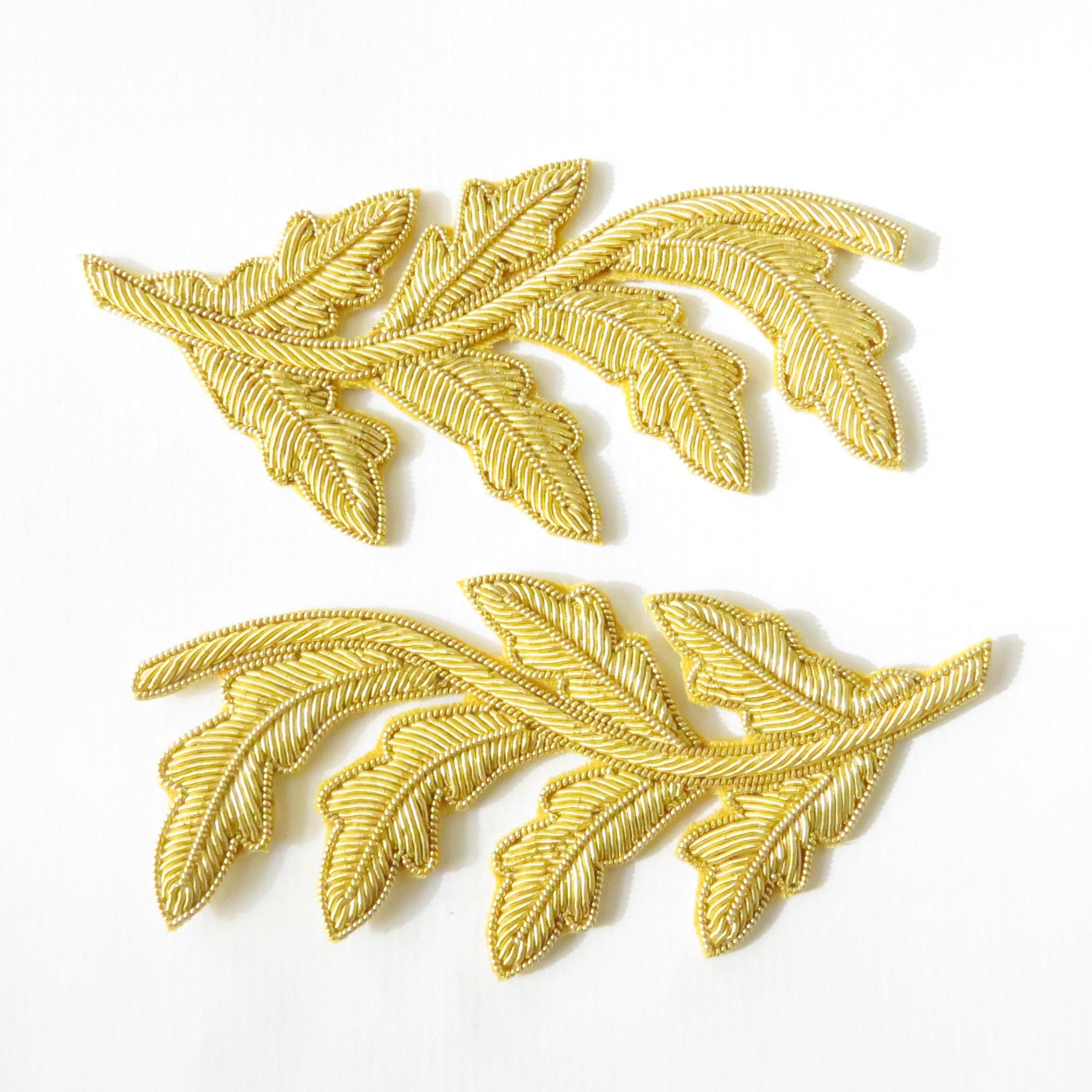 Repeat Pattern Oak Leaf (no acorn) Gold (4334446673992)