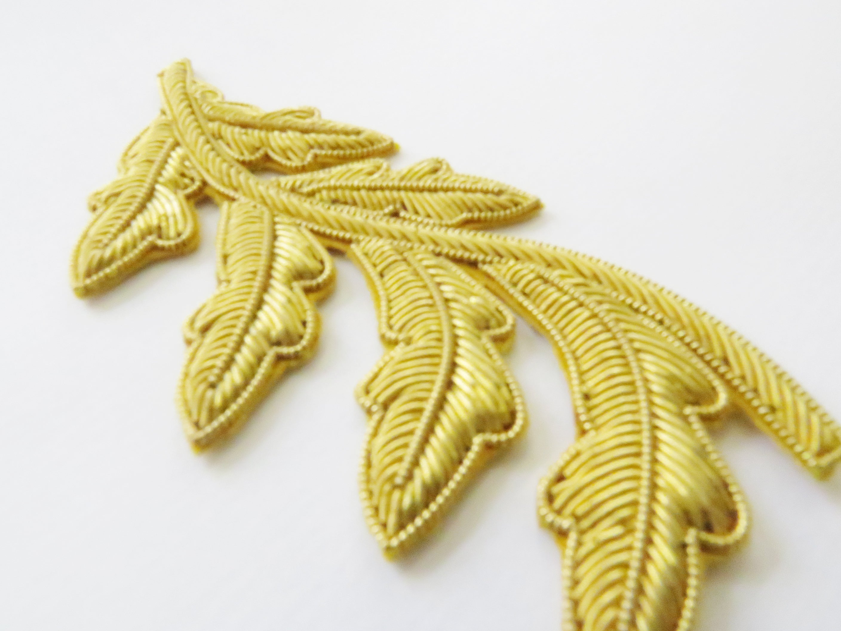 Repeat Pattern Oak Leaf (no acorn) Gold (4334446673992)