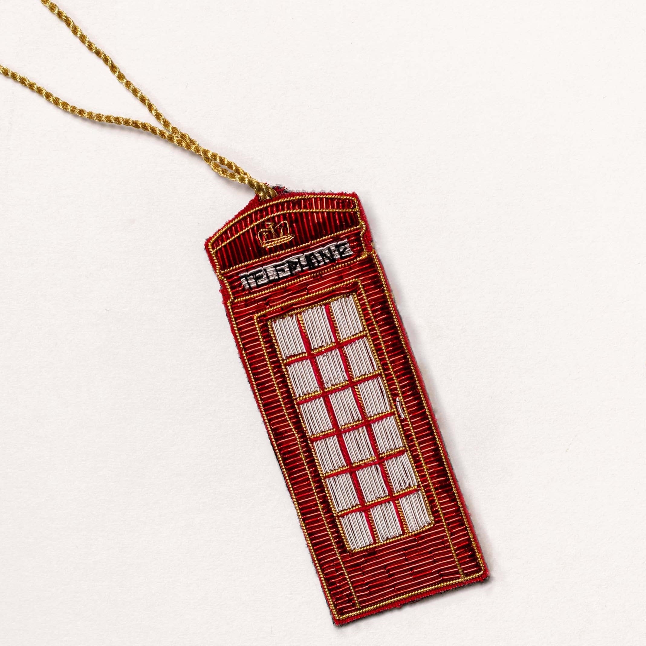 Hanging Telephone Box Decoration (4380262465608)