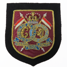 Lancers 16/5 blazer badge (wine)