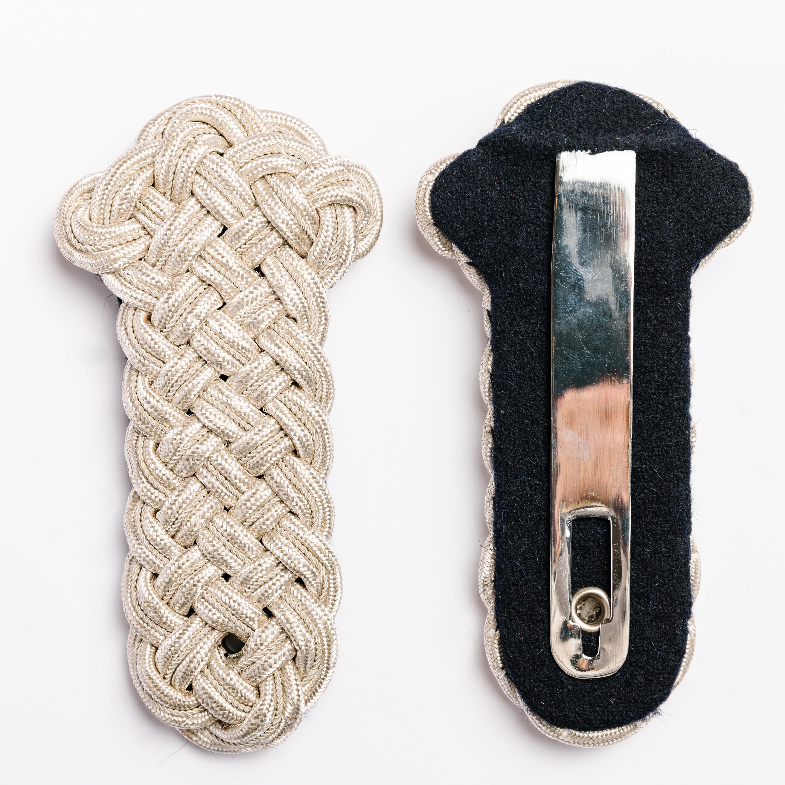 Lord Lieutenant Silver Twist Shoulder Cords (4334510112840) (7592494694659)