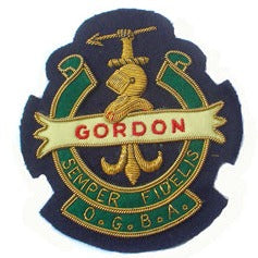 OLD GORDON BOYS ASSOCIATION BLAZER BADGE