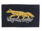 QUEENS OWN YEOMANRY BERET BADGE (RUNNING FOX) (4334340702280)