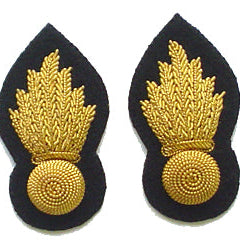 ROYAL ARTILLERY BAND COLLAR BADGES & GRENADIERS OTHER RANK MESS COLLAR (4334351384648)