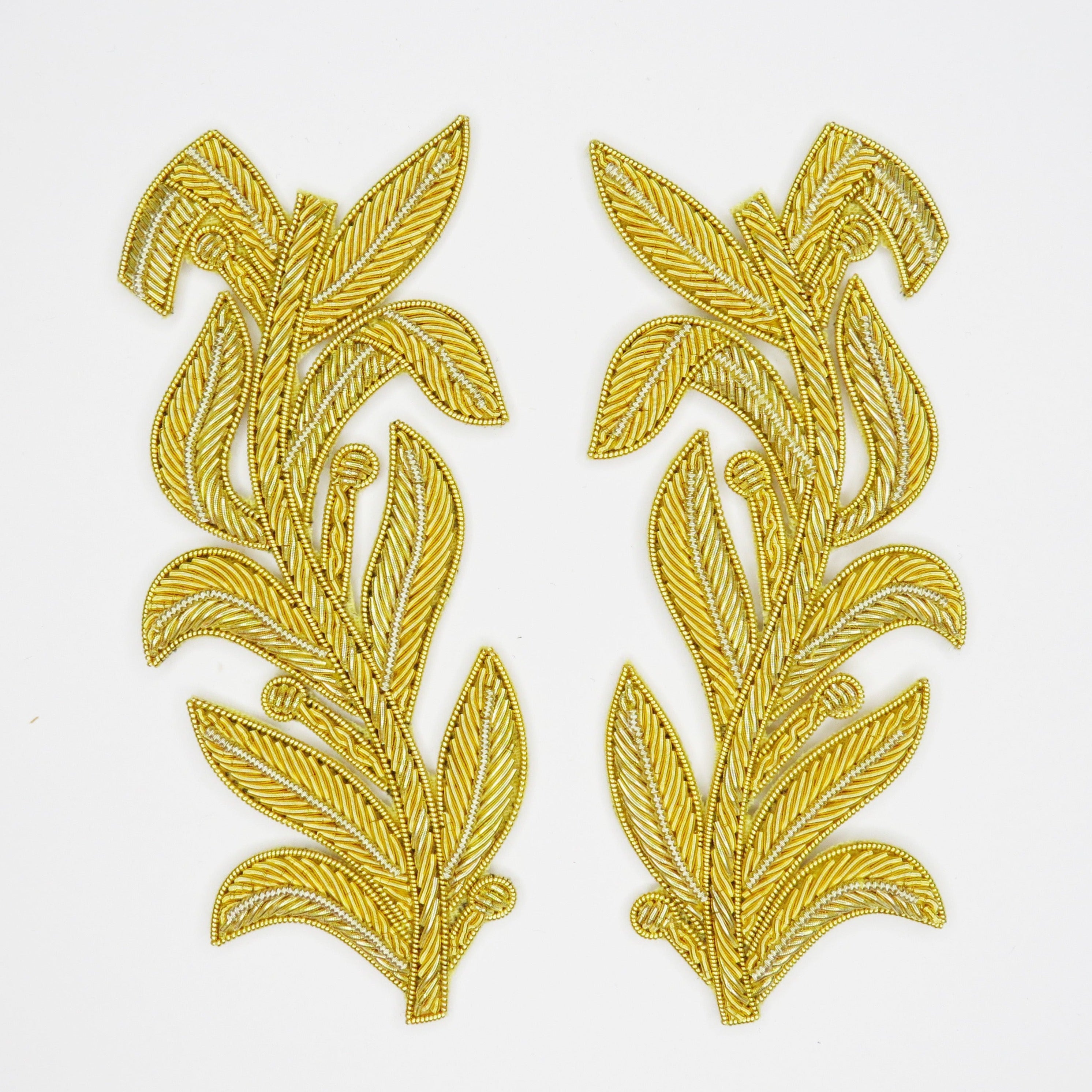 Repeat Pattern Laurel Leaf Gold (4334445658184)