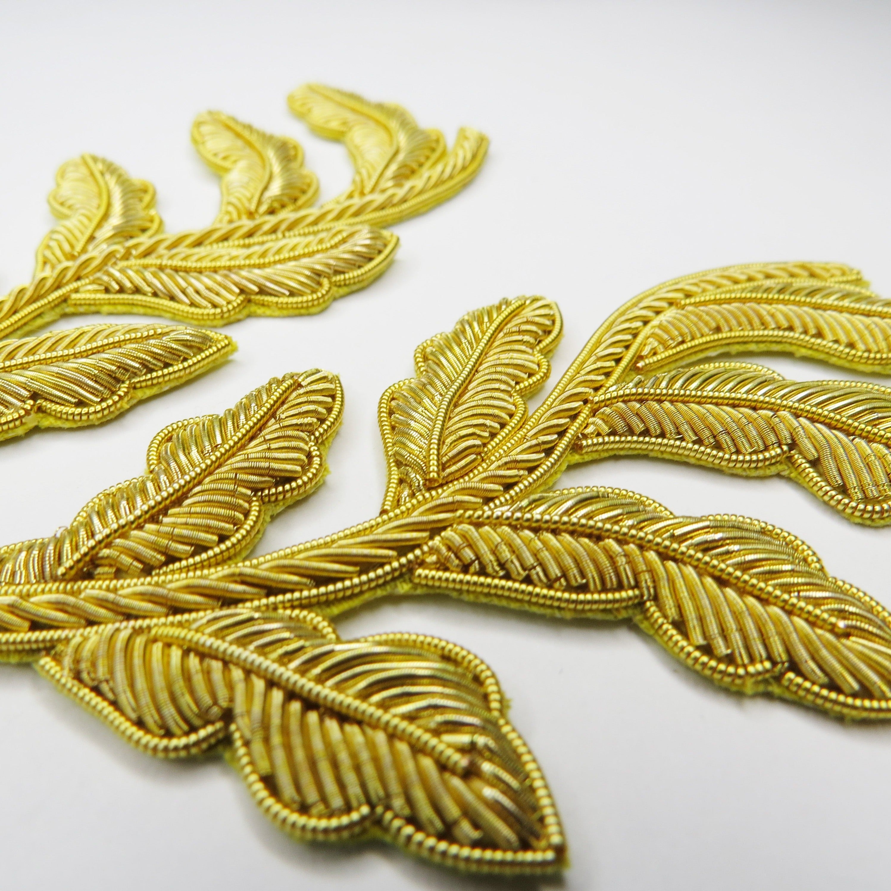 Repeat Pattern Oak Leaf (no acorn) Gold (4334446673992)