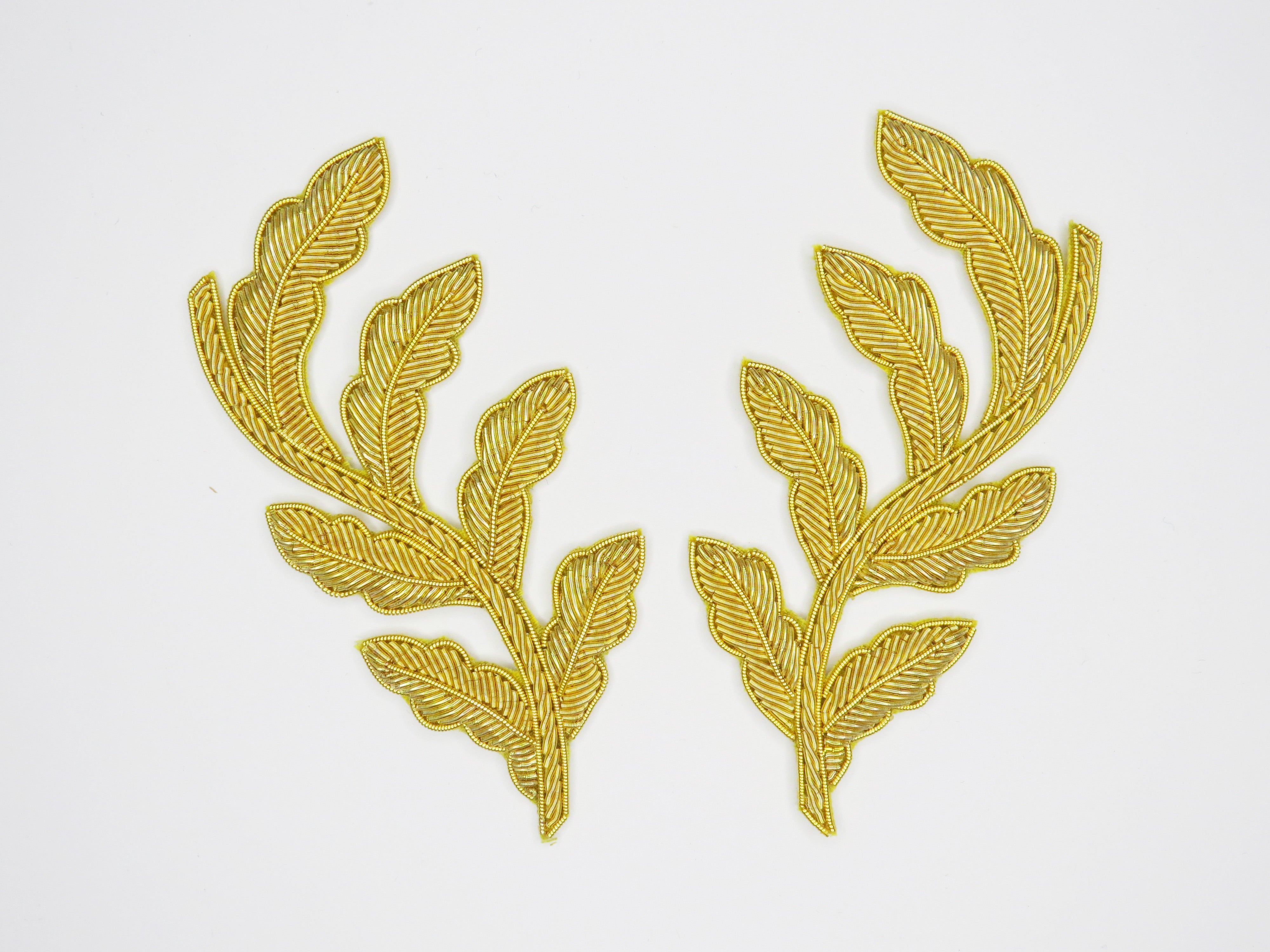 Repeat Pattern Oak Leaf (no acorn) Gold (4334446673992)