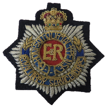 ROYAL ARMY SERVICE CORPS BLAZER BADGE (4334346600520)