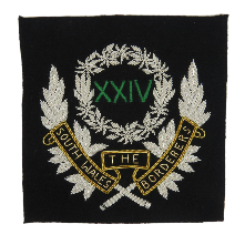 SOUTH WALES BORDERERS BLAZER BADGE