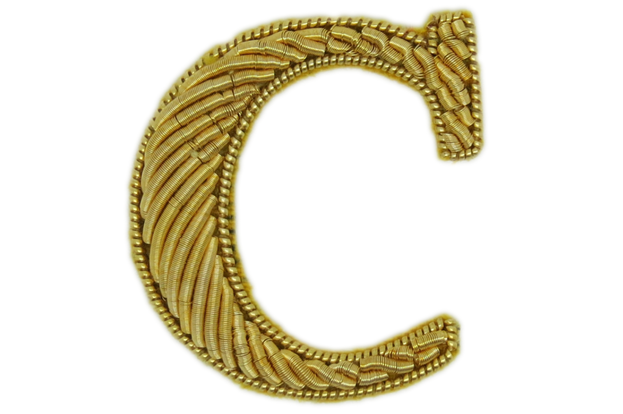 Serif Gold Embroidered Letters (4382370365512)