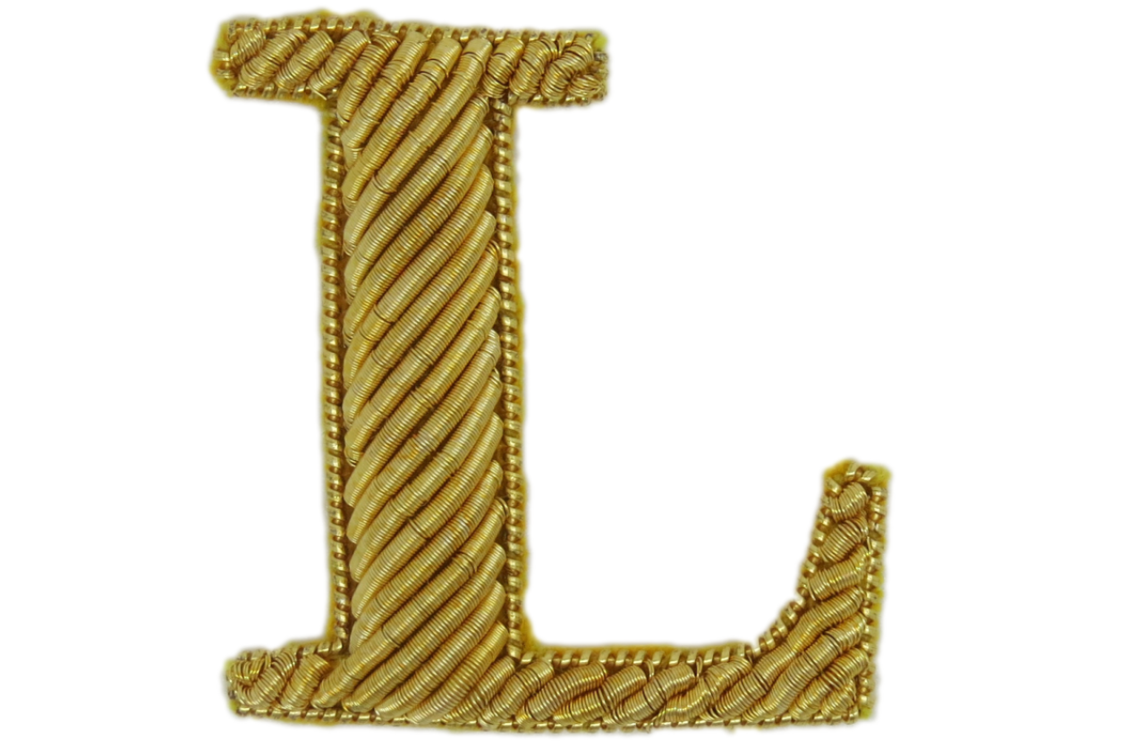 Serif Gold Embroidered Letters (4382370365512)