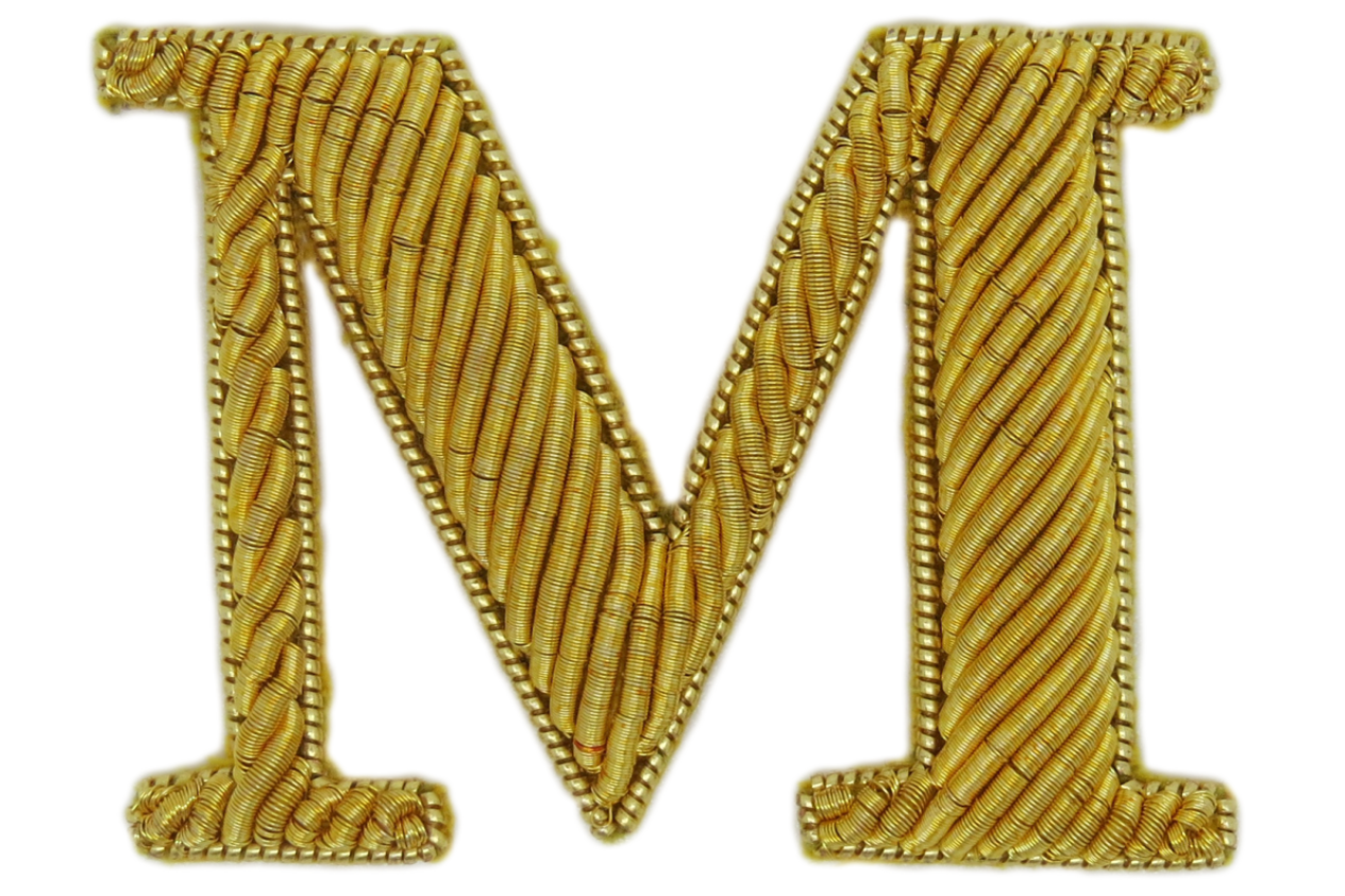 Serif Gold Embroidered Letters (4382370365512)