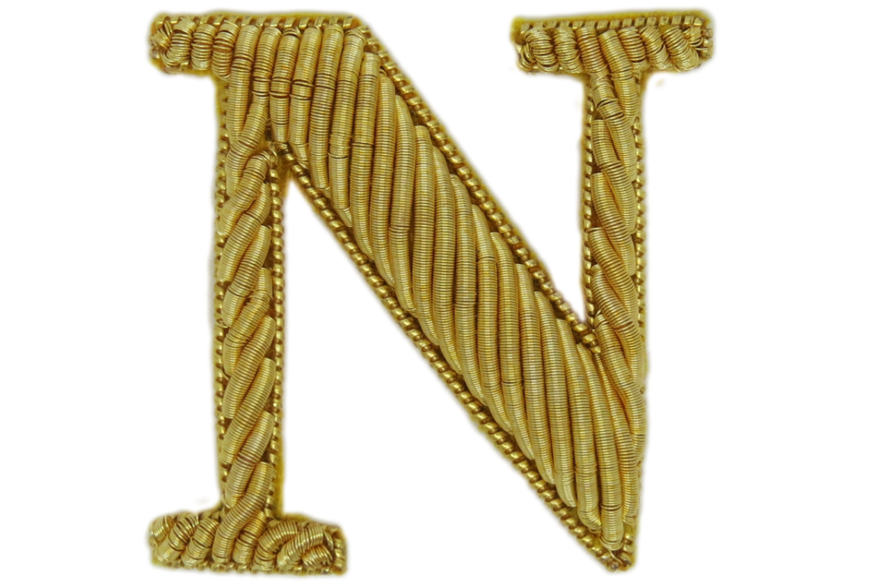 Serif Gold Embroidered Letters (4382370365512)