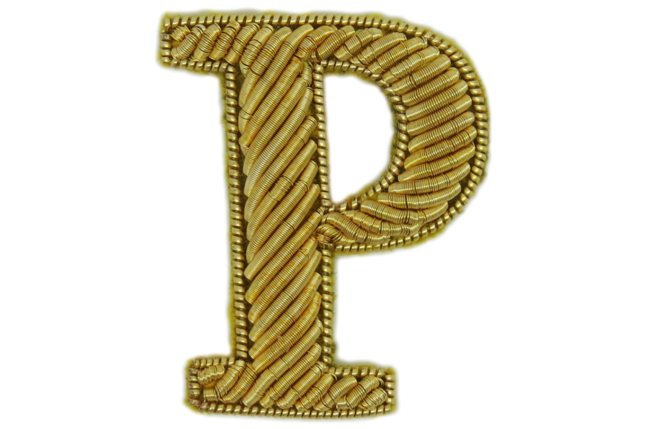 Serif Gold Embroidered Letters (4382370365512)