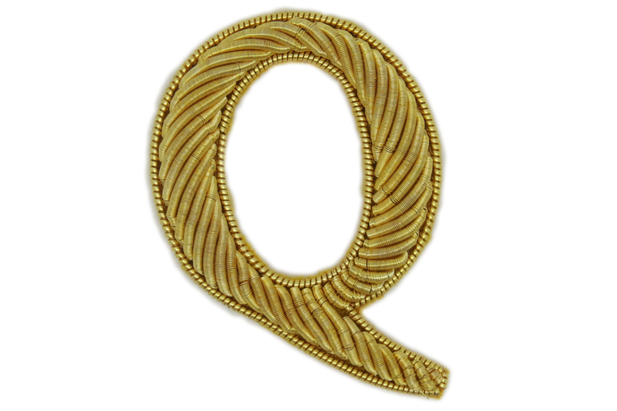 Serif Gold Embroidered Letters (4382370365512)