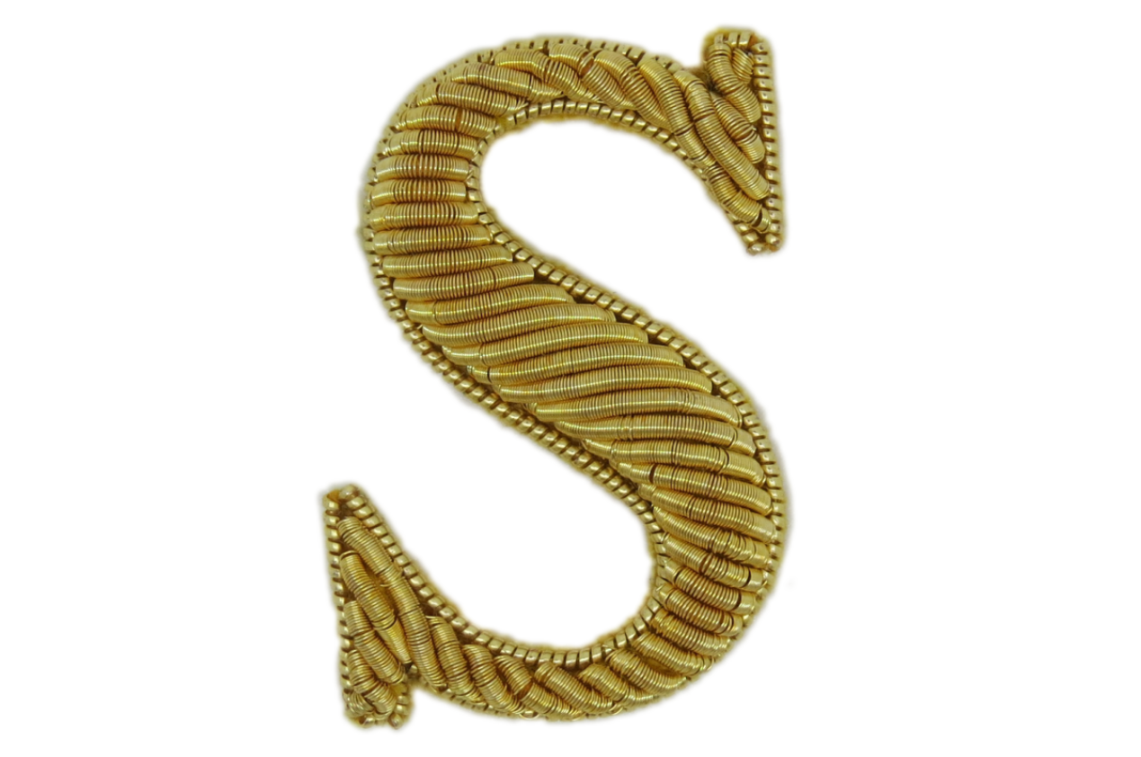 Serif Gold Embroidered Letters (4382370365512)