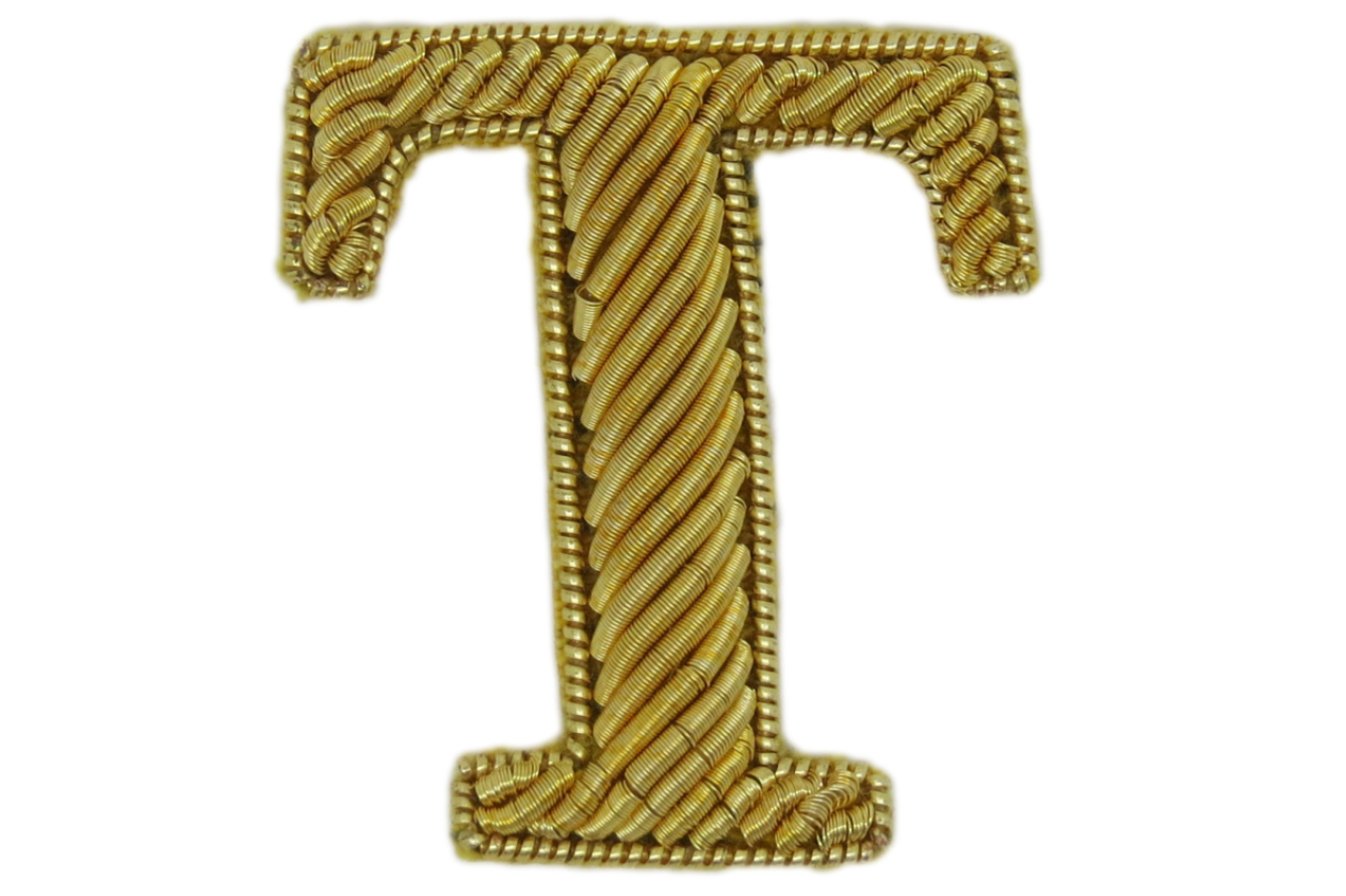 Serif Gold Embroidered Letters (4382370365512)