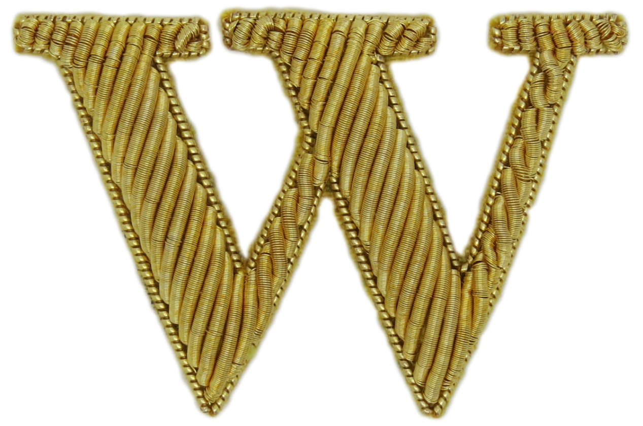 Serif Gold Embroidered Letters (4382370365512)