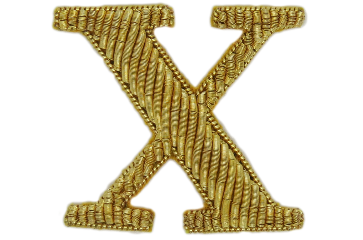 Serif Gold Embroidered Letters (4382370365512)