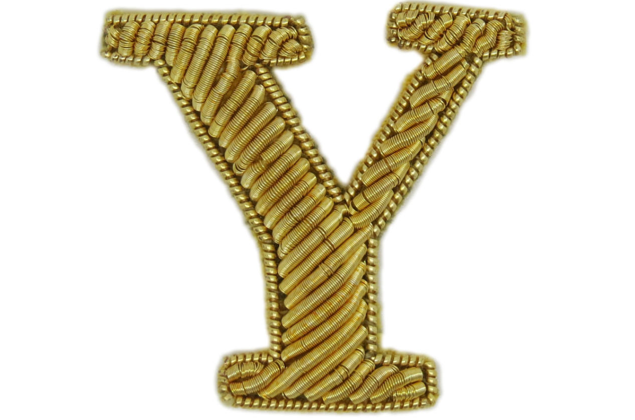 Serif Gold Embroidered Letters (4382370365512)