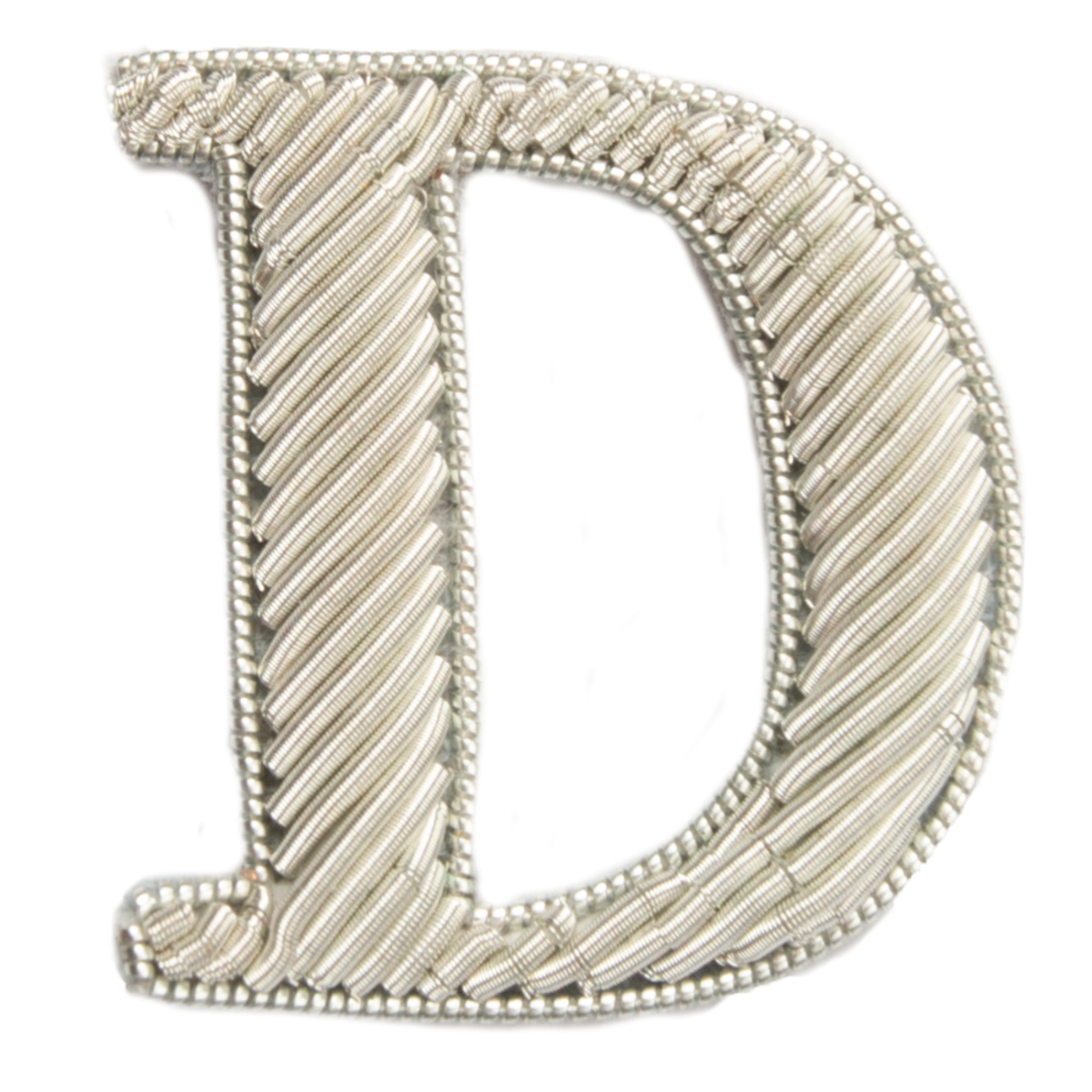 Silver Goldwork Initial Letter (6695712653491)