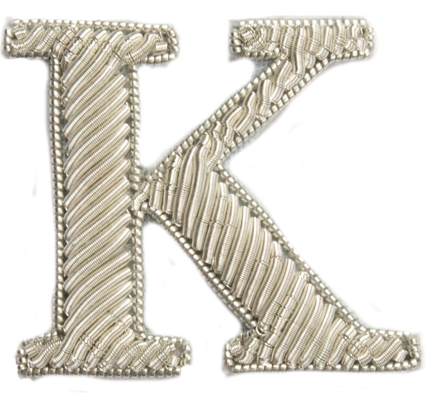Silver Goldwork Initial Letter (6695712653491)