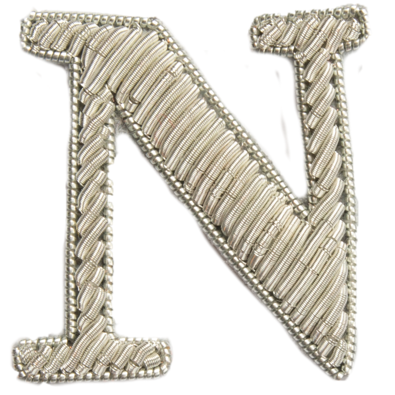 Silver Goldwork Initial Letter (6695712653491)