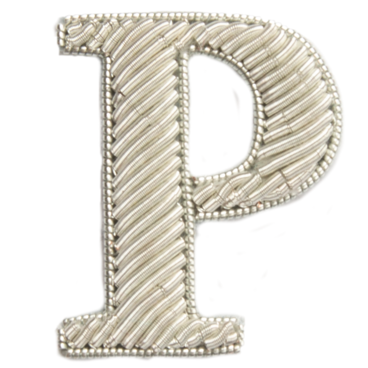 Silver Goldwork Initial Letter (6695712653491)