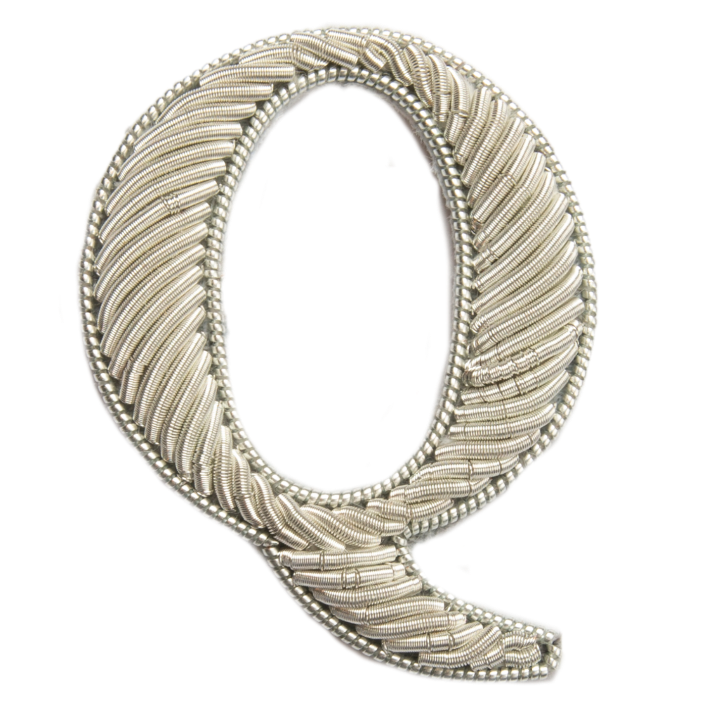 Silver Goldwork Initial Letter (6695712653491)