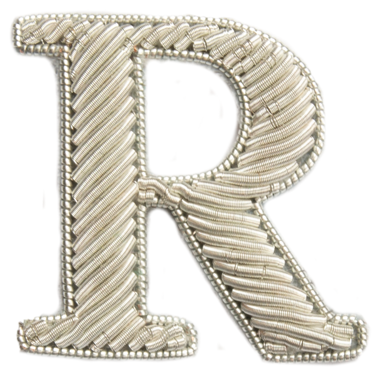 Silver Goldwork Initial Letter (6695712653491)