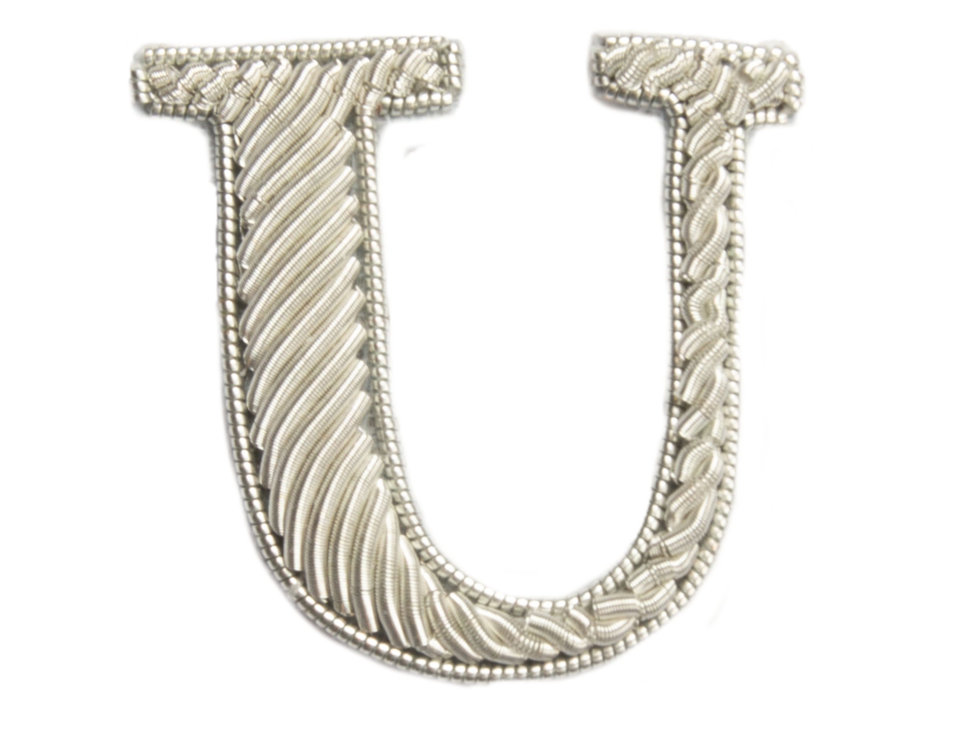 Silver Goldwork Initial Letter (6695712653491)