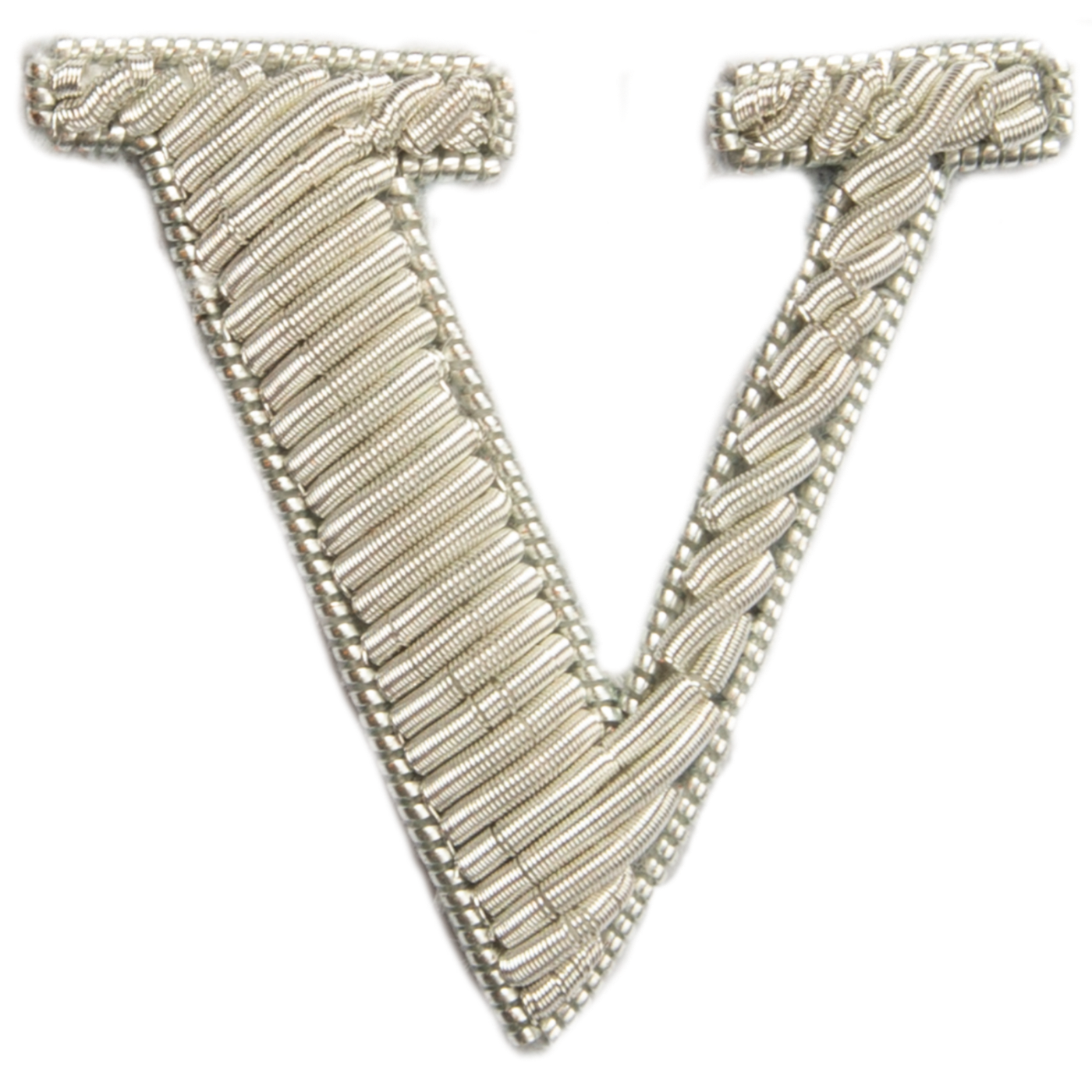 Silver Goldwork Initial Letter (6695712653491)