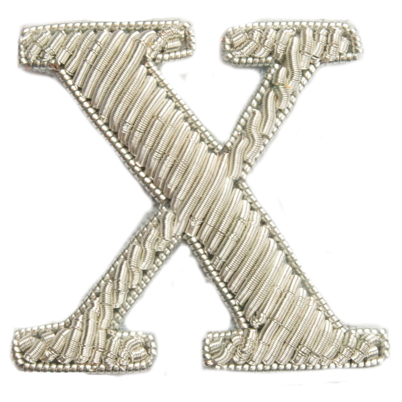 Silver Goldwork Initial Letter (6695712653491)