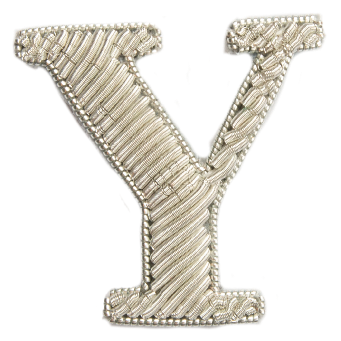 Silver Goldwork Initial Letter (6695712653491)