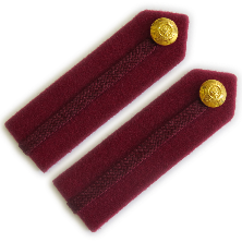 Staff No 1 Dress Gorgets Medical Maroon (4334496186440)