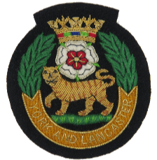 YORK AND LANCASTER REGIMENT BLAZER BADGE