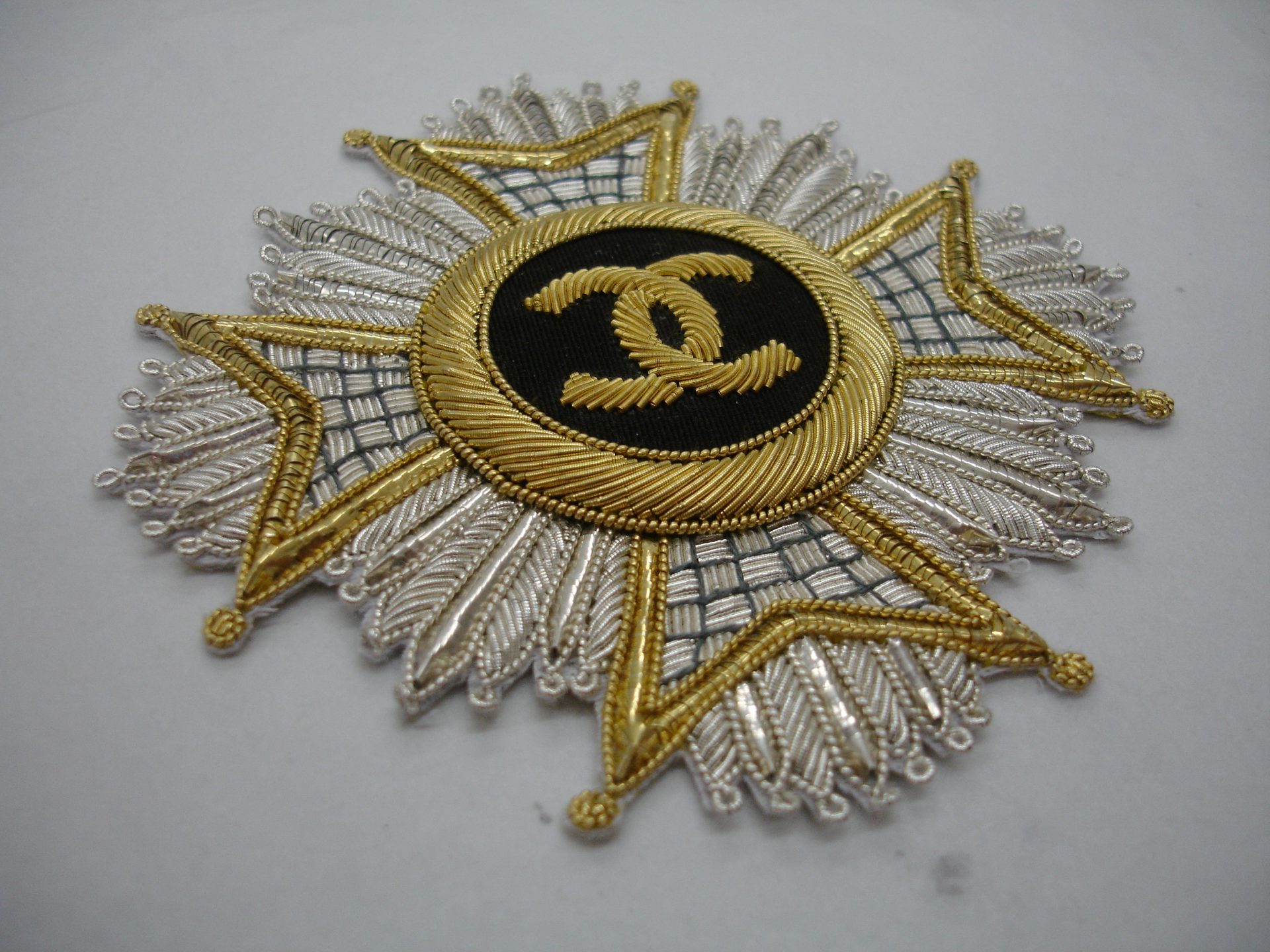 Coco chanel goldwork Embroidery by Hand Lock. - Hand & Lock