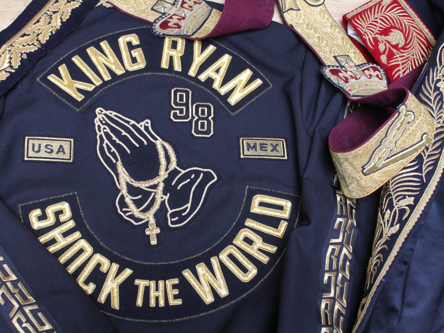 Ryan Garcia: King Ryan - Shock the World embroidery