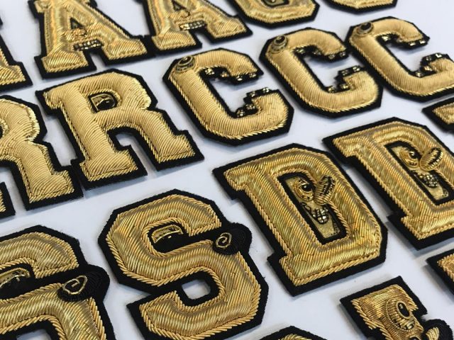 Dior Gold letters