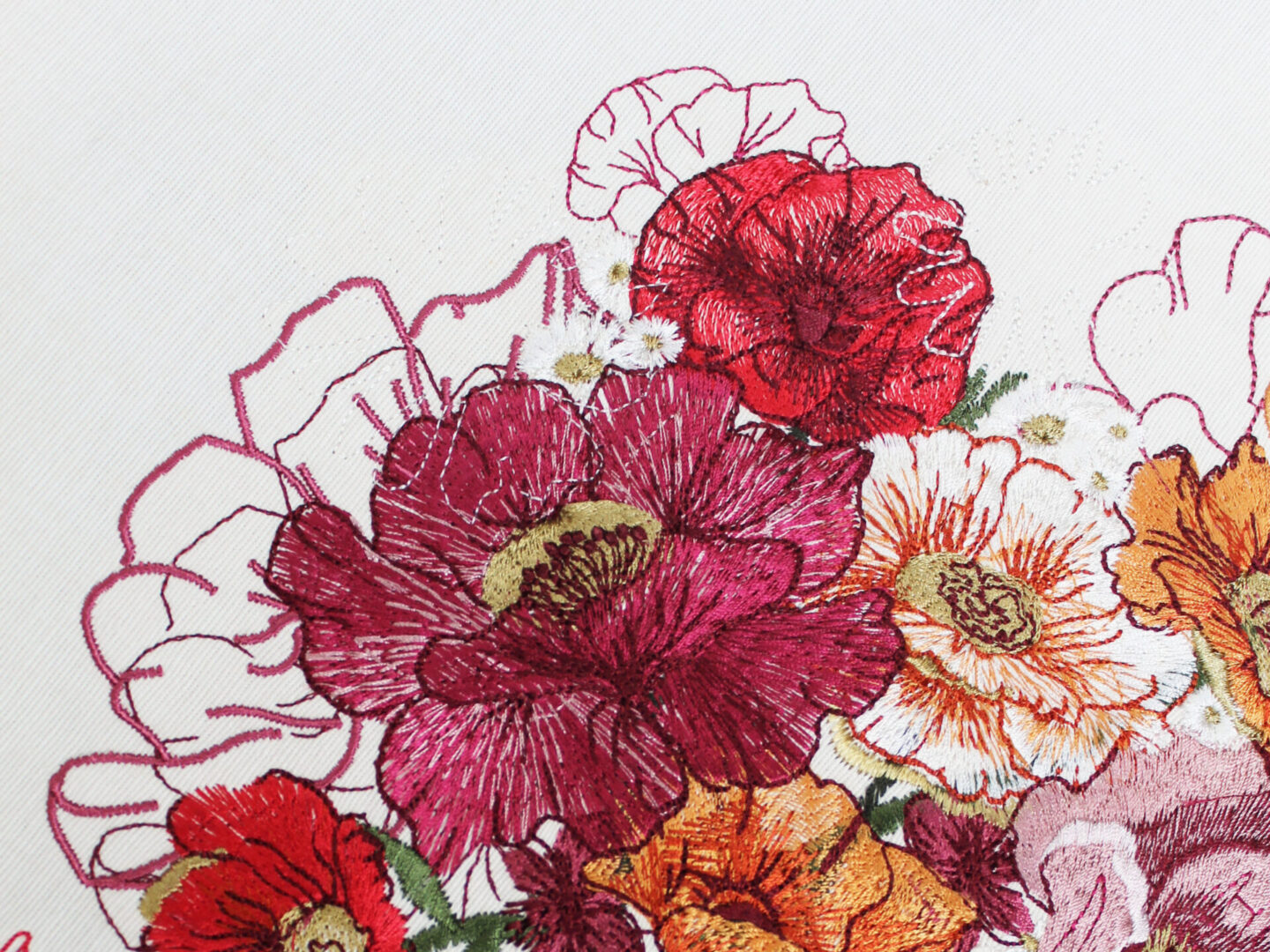 Block Print Art | Garden Girl Flowers | Eugene Flower Delivery