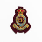 7th Royal Horse Artillery Beret Badge on Maroon - Queens Crown