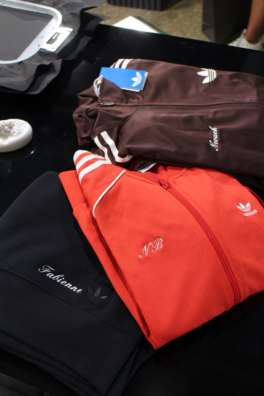 Adidas Firebird Bespoke Machine Monogramming Event