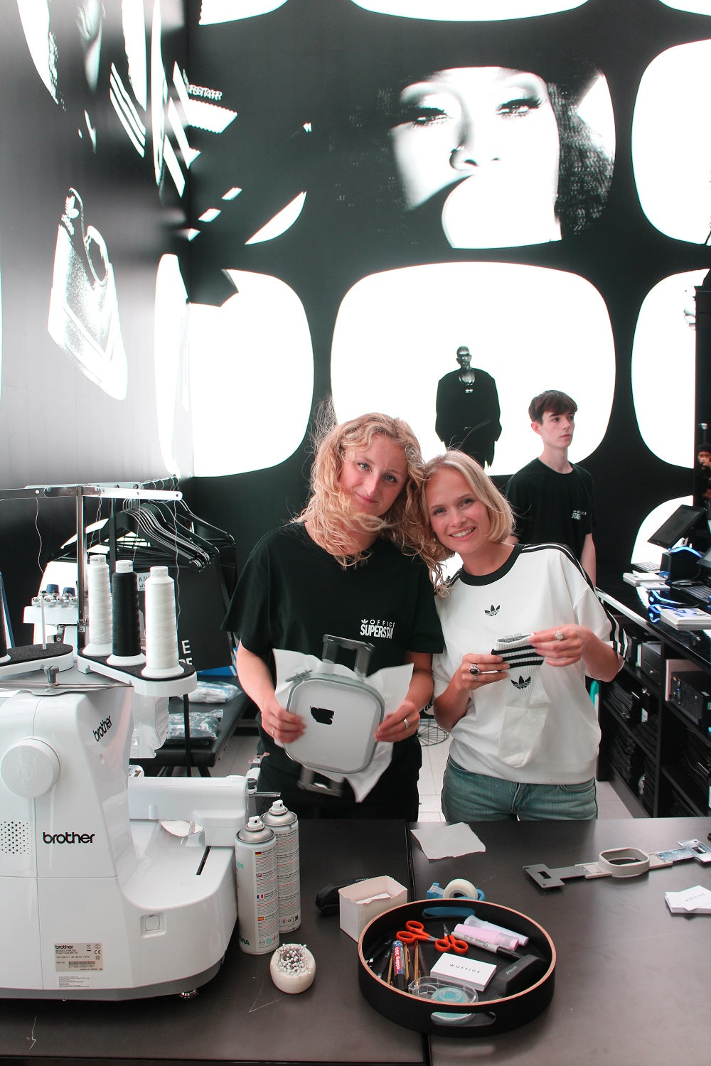 Adidas x Office Bespoke Machine Monogramming Event