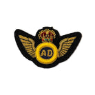 Air Despatch Arm Badge Gold Wings on Black - No.1 Dress