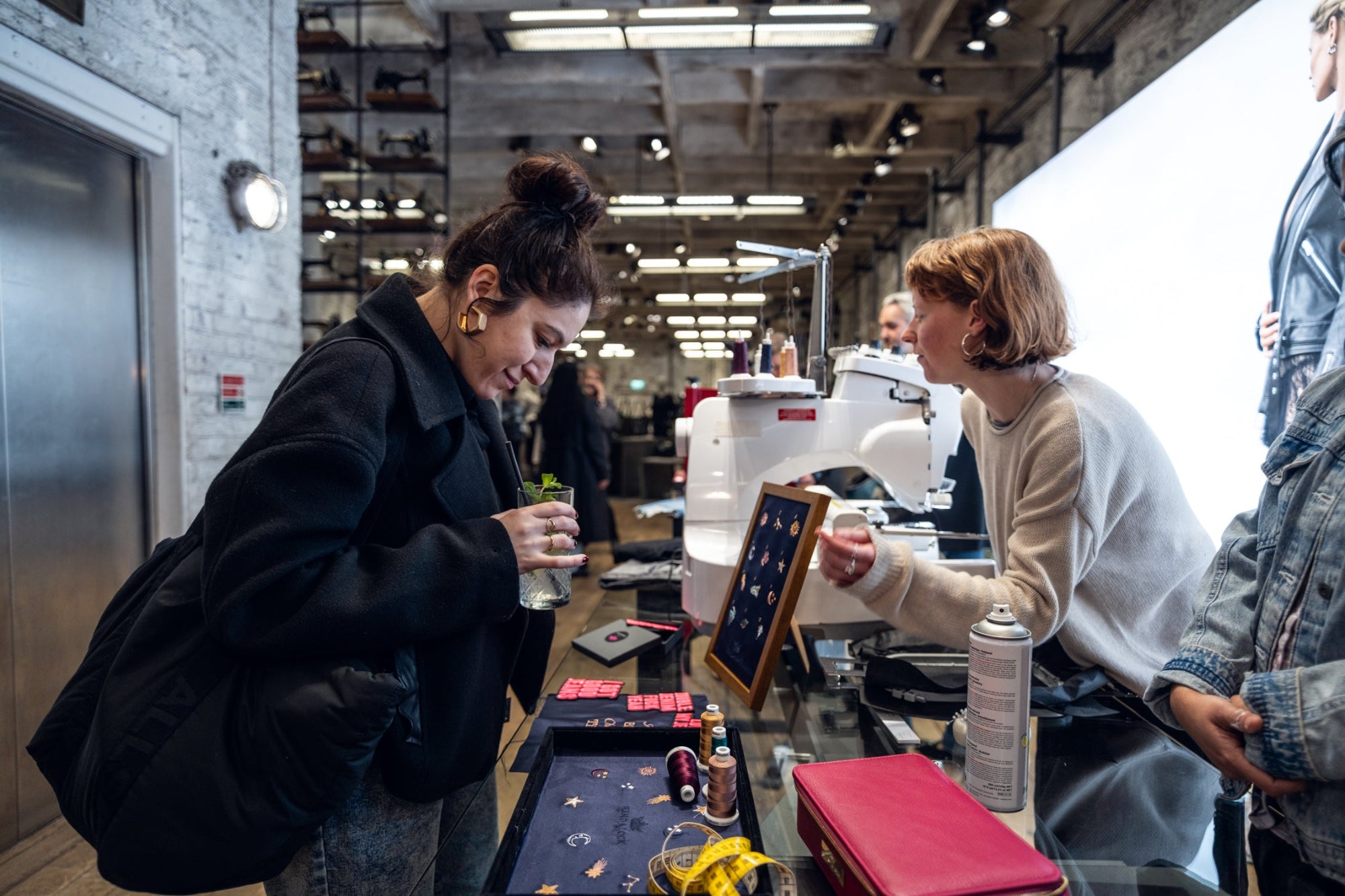 All Saints x Hackney Dave Machine Embroidery Event