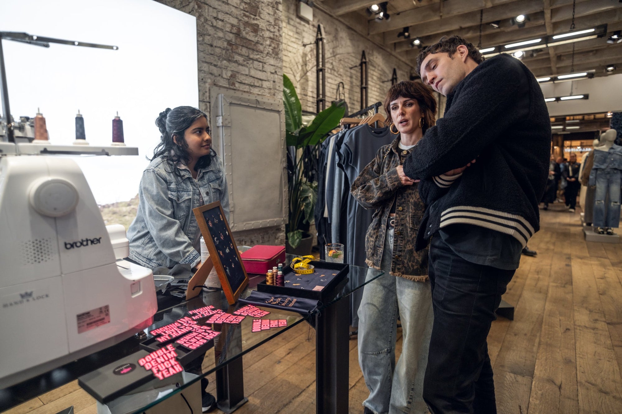 All Saints x Hackney Dave Machine Embroidery Event